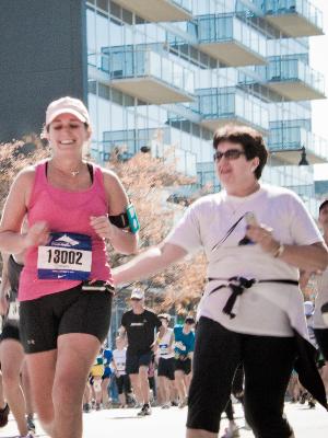Me and my mom, Chicago Marathon 2011