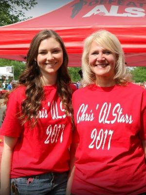 Lauren and Chris at the Walk to Defeat ALS
